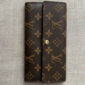 Louis Vuitton Monogram Long Sarah Wallet Excellent Condition